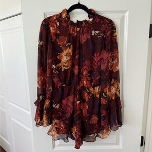 Ali & Jay NWT fall floral romper size small